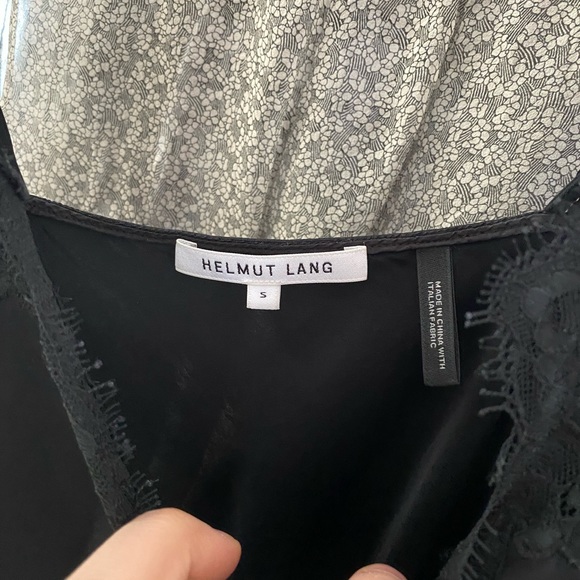 SOLD Helmut Lang Silk Lace Tank Top - Picture 6 of 8